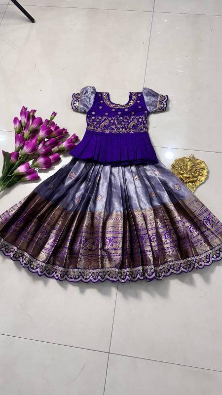 NEW LAUNCING KIDS LEHENGA CHOLI simmer Wholesale kids boutique clothing